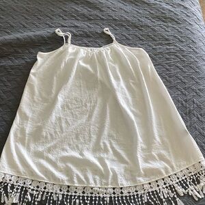 White Bathing Suit Cover Up